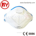 EN149 disposable dust mask FFP2 fold flat respirator with valve